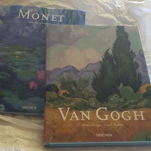 Monet book & Van Gogh book hardcover